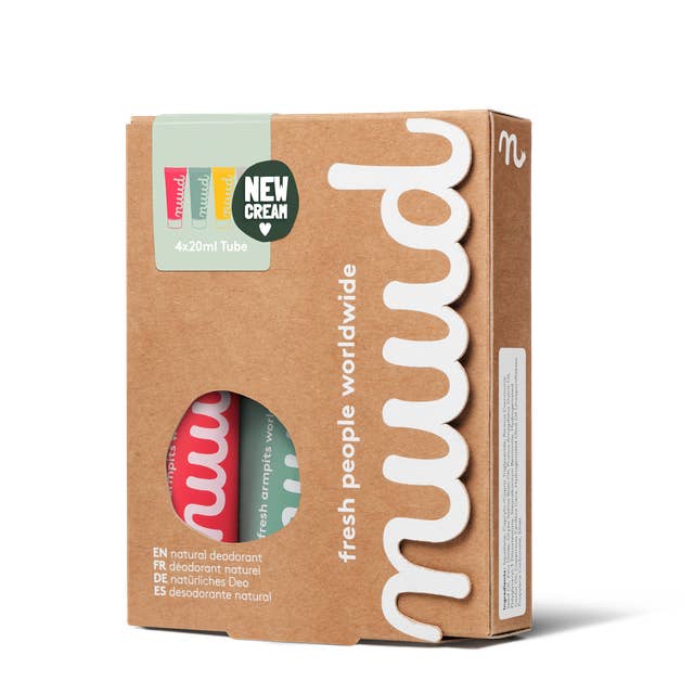 nuud.care - Vendita all'ingrosso Deodorante - Unisex - Deodorante vegano - Family Pack | New Cream