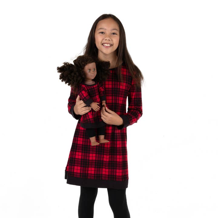 Leveret Pajamas - Wholesale Doll - Kids - Kids Girl & Doll Cotton Dress Back to School20