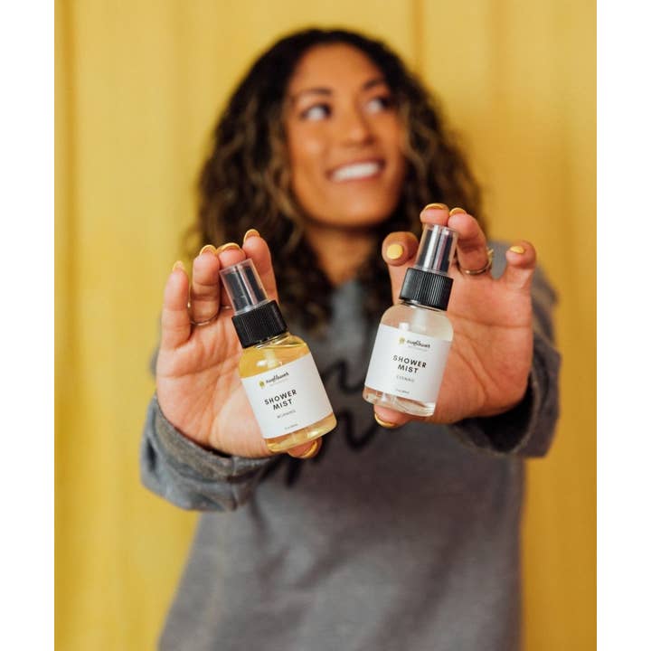 Sunflower Motherhood - Vente Brumes d'aromathérapie - Duo de brume de douche | Spray d'aromathérapie matin et soir2