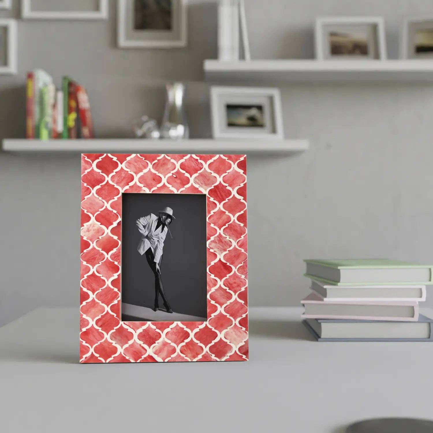 Handicrafts Home - Vendita all'ingrosso Cornice portafoto - Cornice Fotografica Marocchina | Larghezza Bordo 1,5" | 5 Colori3