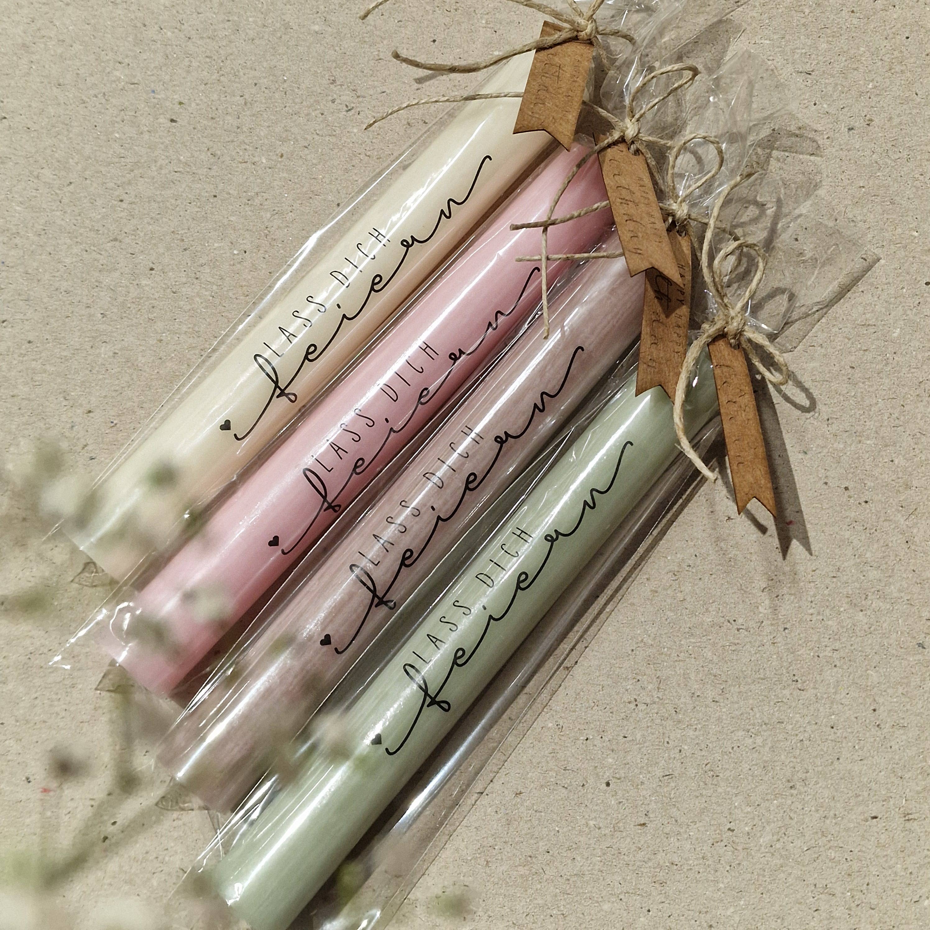 isaMi - Wholesale Tapered Candle/Candlestick - "LET YOURSELF BE CELEBRATED" Stick Candle | Birthday | Gift1