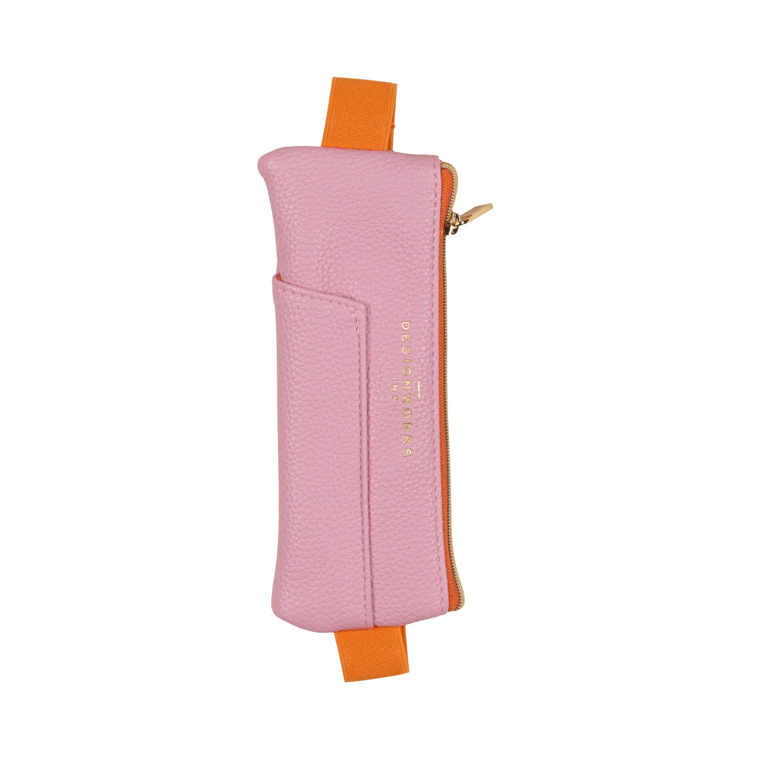 Designworks Collective – wholesale Pencil case/pouch – Designworks Ink Pen Pouch - Pink + Orange