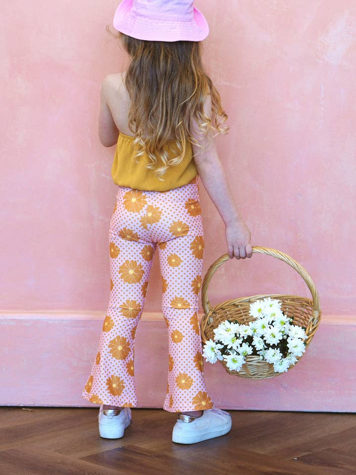 Salté Designs - Vendita all'ingrosso Pantaloni - Bambini - Mini Frankie Flares ~ Luna rosa2
