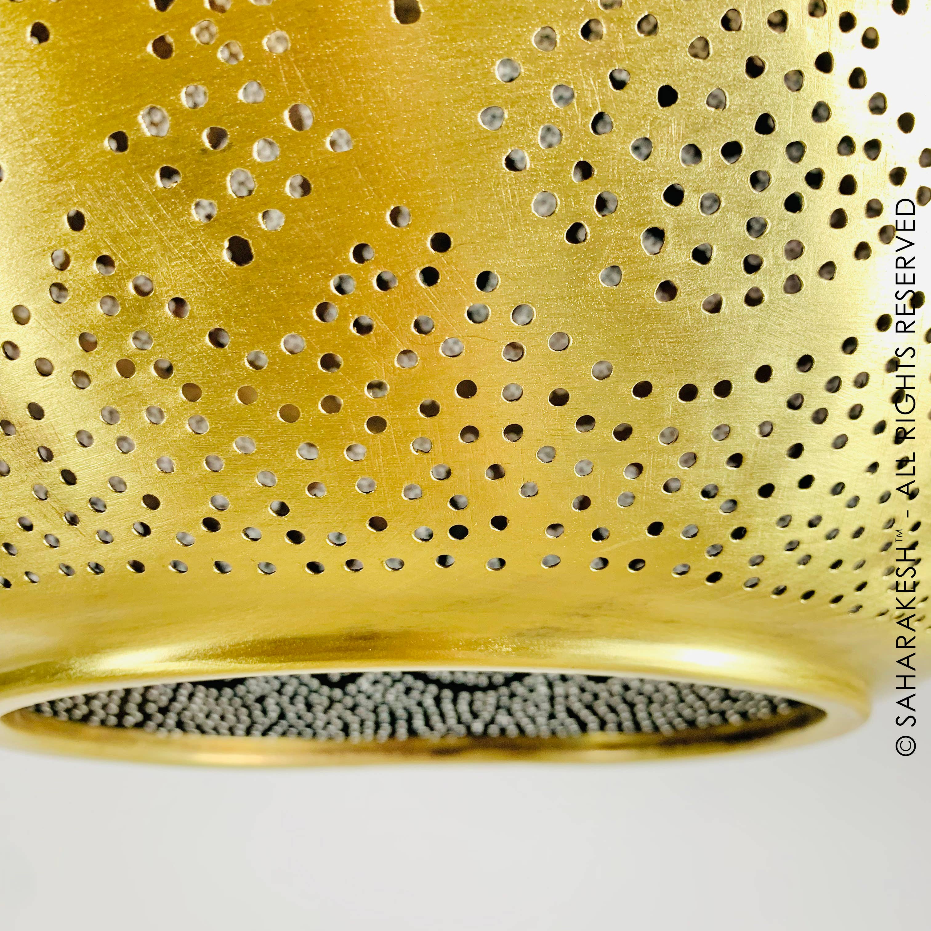 SaharaKesh – Engroshandel Lysekrone/pendellampe – Marokkansk pendellampe i håndlavet messing med bronzefinish9