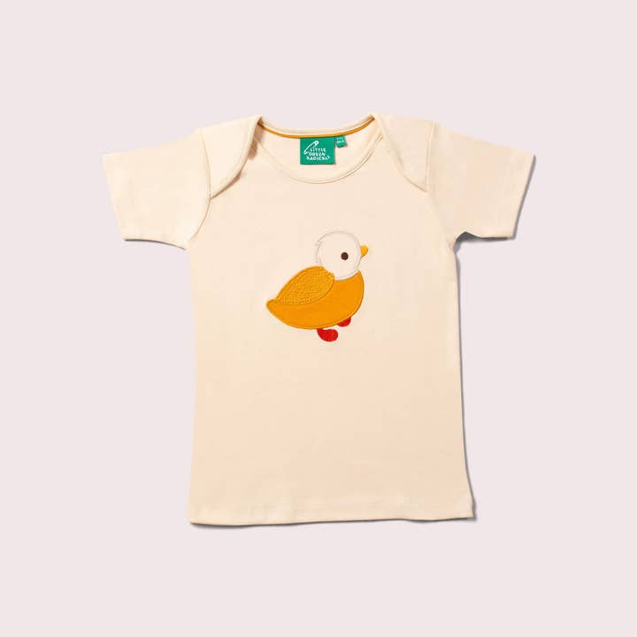 Little Duck Applique Organic Short Sleeve T Shirt for wholesale on Faire
