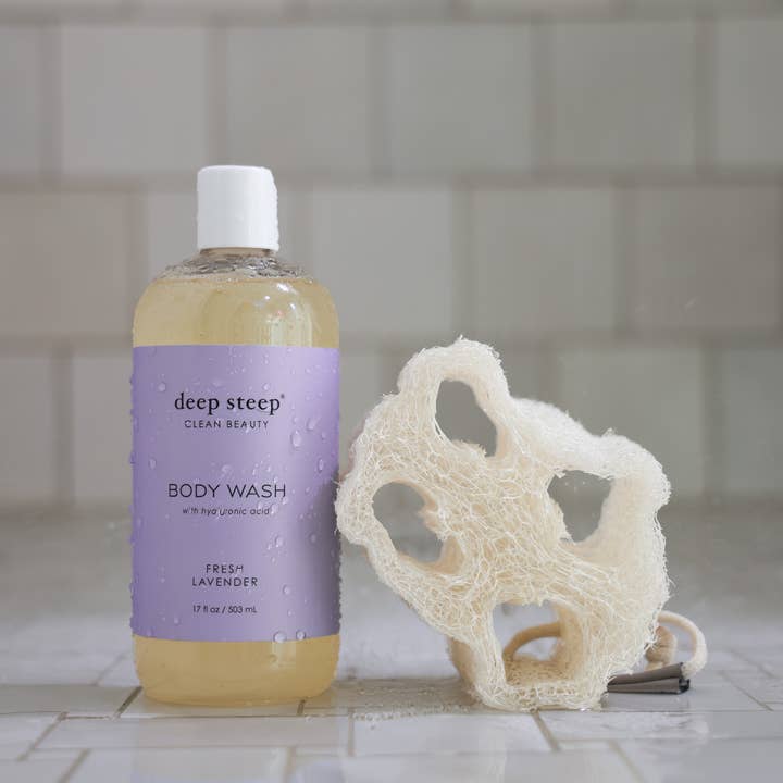 Deep Steep Clean Beauty - Wholesale Body Wash/Shower Gel - Body Wash - Fresh Lavender 17oz