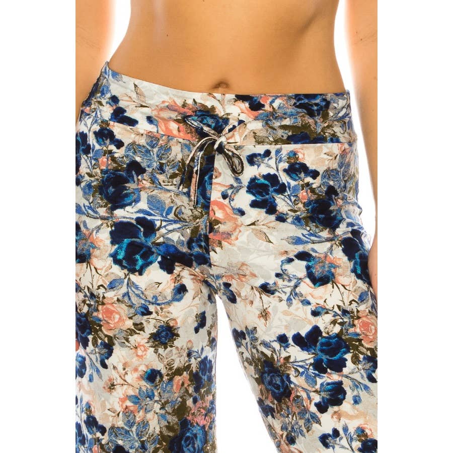 MULTI Buttery Soft Print Pajama Pants with Drawstring for wholesale on Faire3