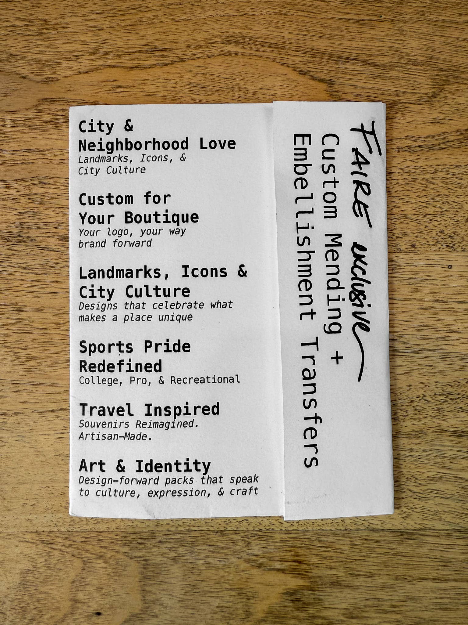 Graphics Motifs Custom Mending + Embellishment Transfers for wholesale on Faire0