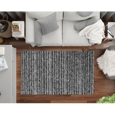 Mani Textile - Wholesale Area Rug - SELMA Black Rug3