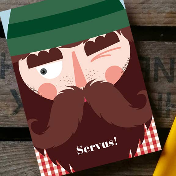 Servus. for wholesale by tinytinadesigns