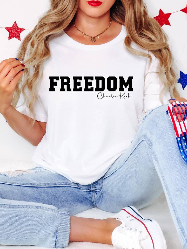 Charlie Kirk Freedom Shirt, Freedom Charlie Kirk Sweatshirt  and other Purchase Wholesale charlie kirk sweatshirt. Free Returns & Net 60 Terms on Faire trending on Faire.