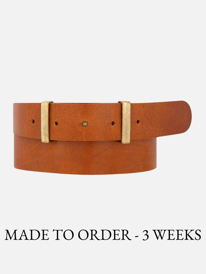 Op bestelling Jip | Slankmakende leren riem zonder gesp voor wholesale door Amsterdam Heritage Belts, Bags, Apparel & Jackets EU