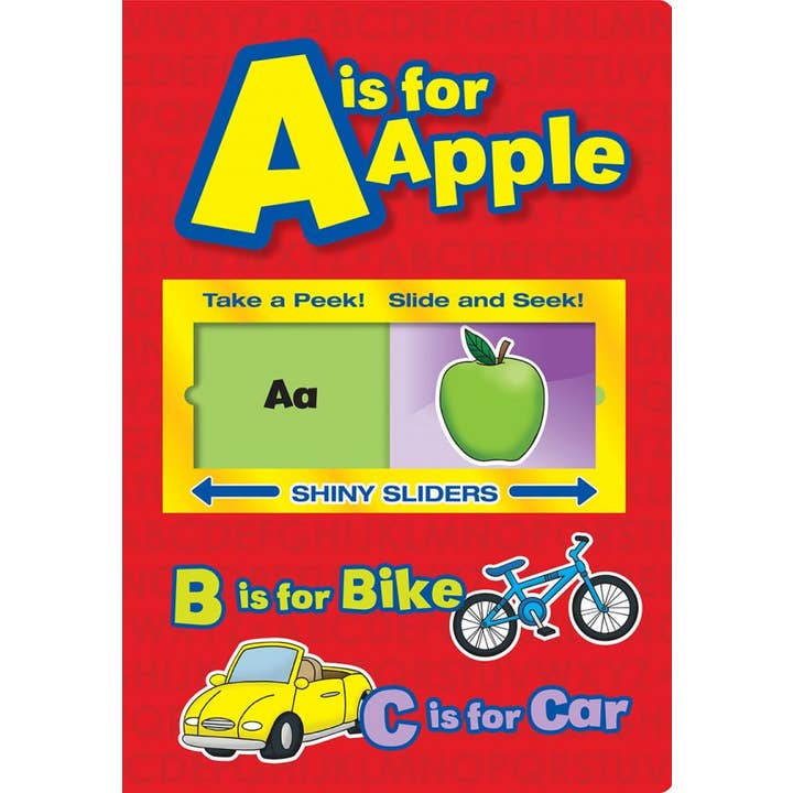 Gibbs Smith - Wholesale Preschool Book (3-5) - A is for Apple Shiny Sliders
