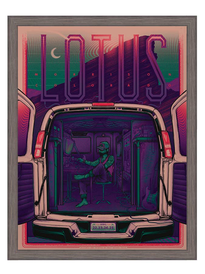 Lotus | Red Rocks - French Paper Print for wholesale by Half Hazard Press