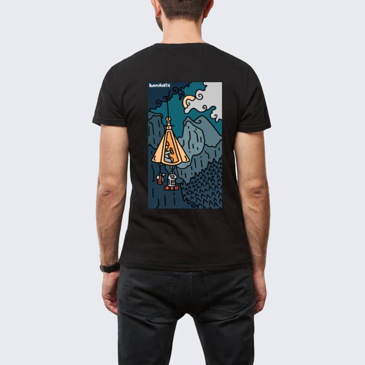 RoamNorth Just Hanging T-shirt for wholesale by Summit Crazy