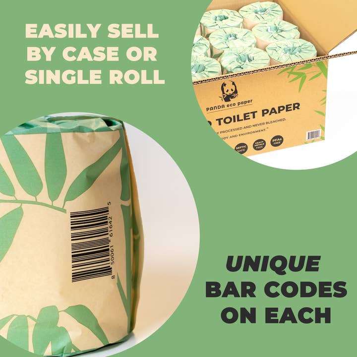 Rustic Strength - Wholesale Toilet Paper - Bamboo Toilet Paper | Truly Natural & Unbleached | Tree-Free