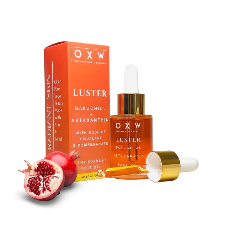 OXW Beauty – wholesale Facial oil – Luster Bakuchiol + Astaxanthin Face Oil Retinol Alternative