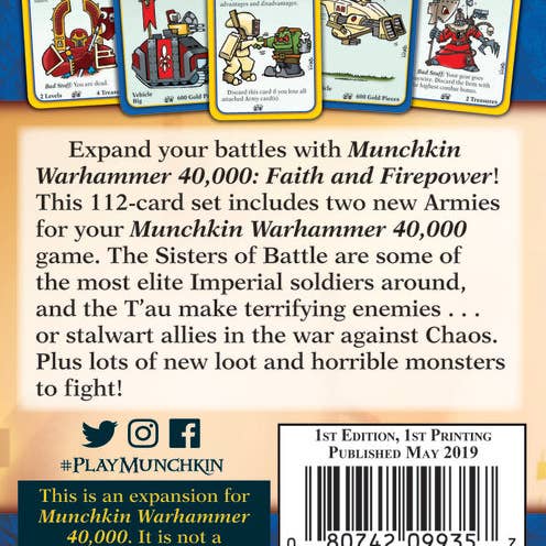 Steve Jackson Games - Wholesale Board Game - Munchkin Warhammer 40,000: Faith and Firepower1