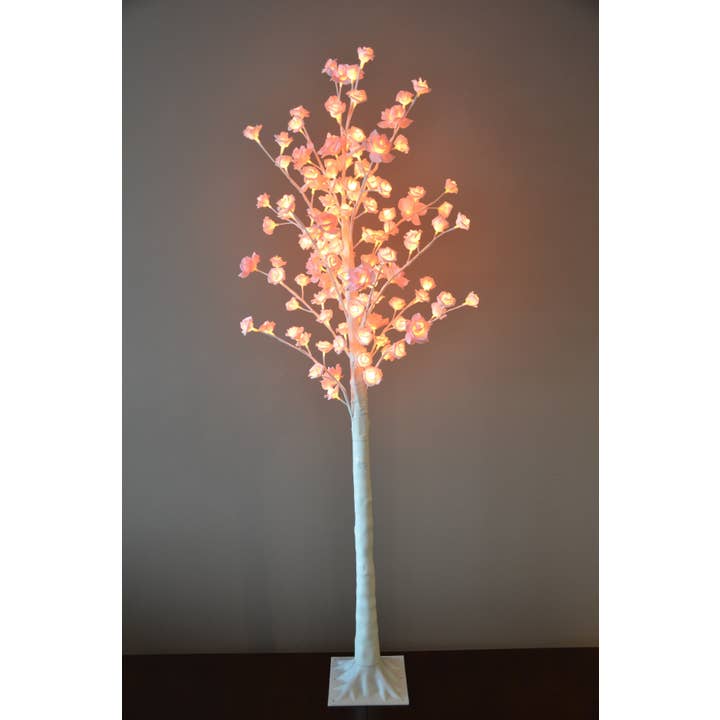 Pre-Lit Pink Rose Lighted Tree for wholesale by Peterson Houseware & Artwares US