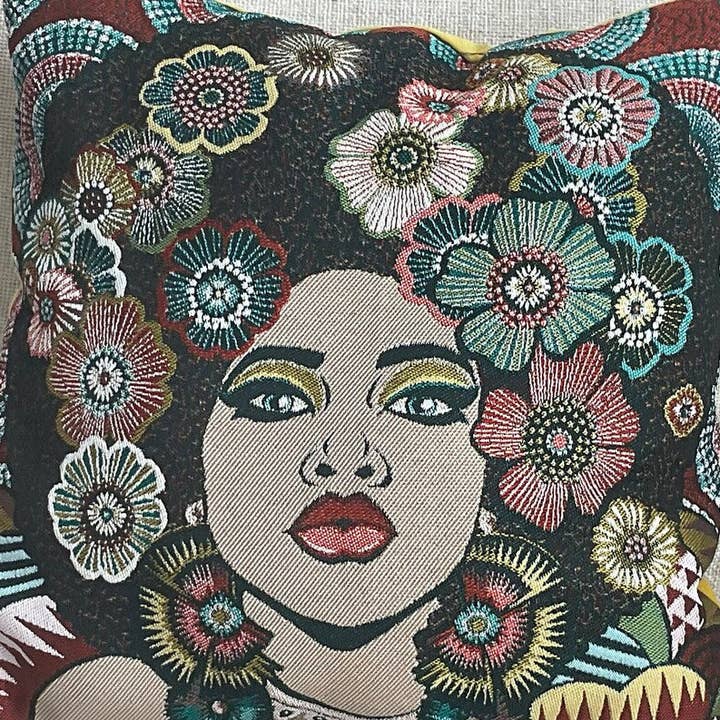 Creole Goddess Accent Pillow for wholesale by Zansette Home