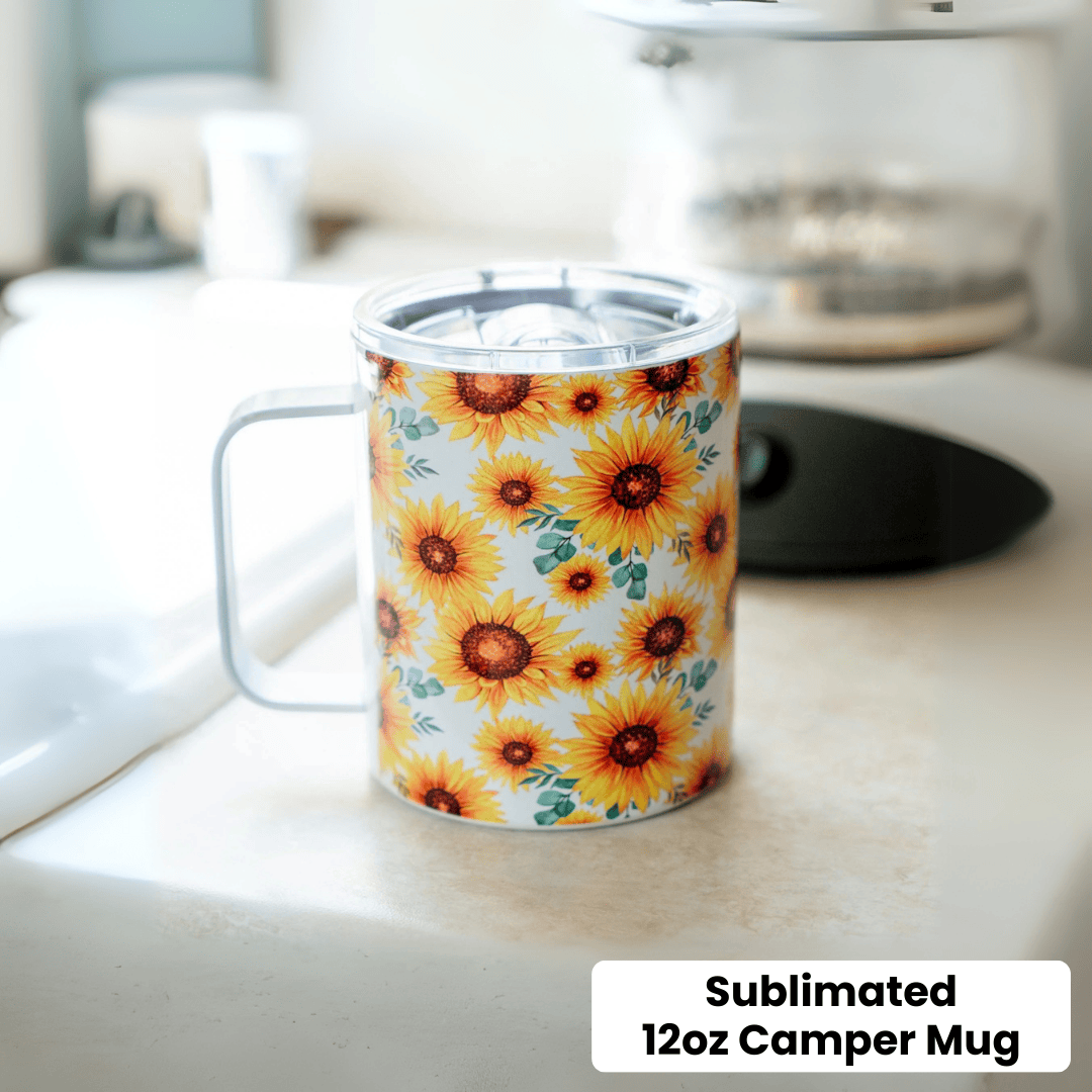 MakerFlo – wholesale Insulated mug/tumbler – 12oz Sublimation Camper Mug1