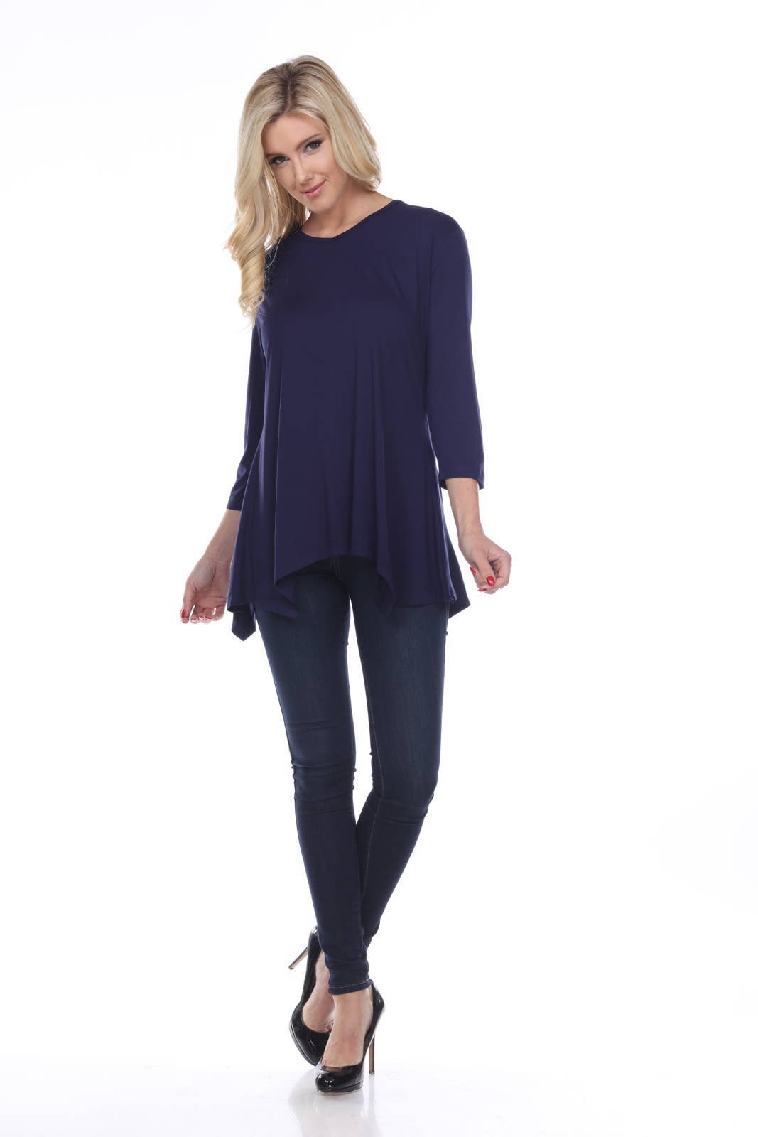 Kamana - Wholesale Tunic - Women's - 3/4-sleeve Women's Tops KD2043B