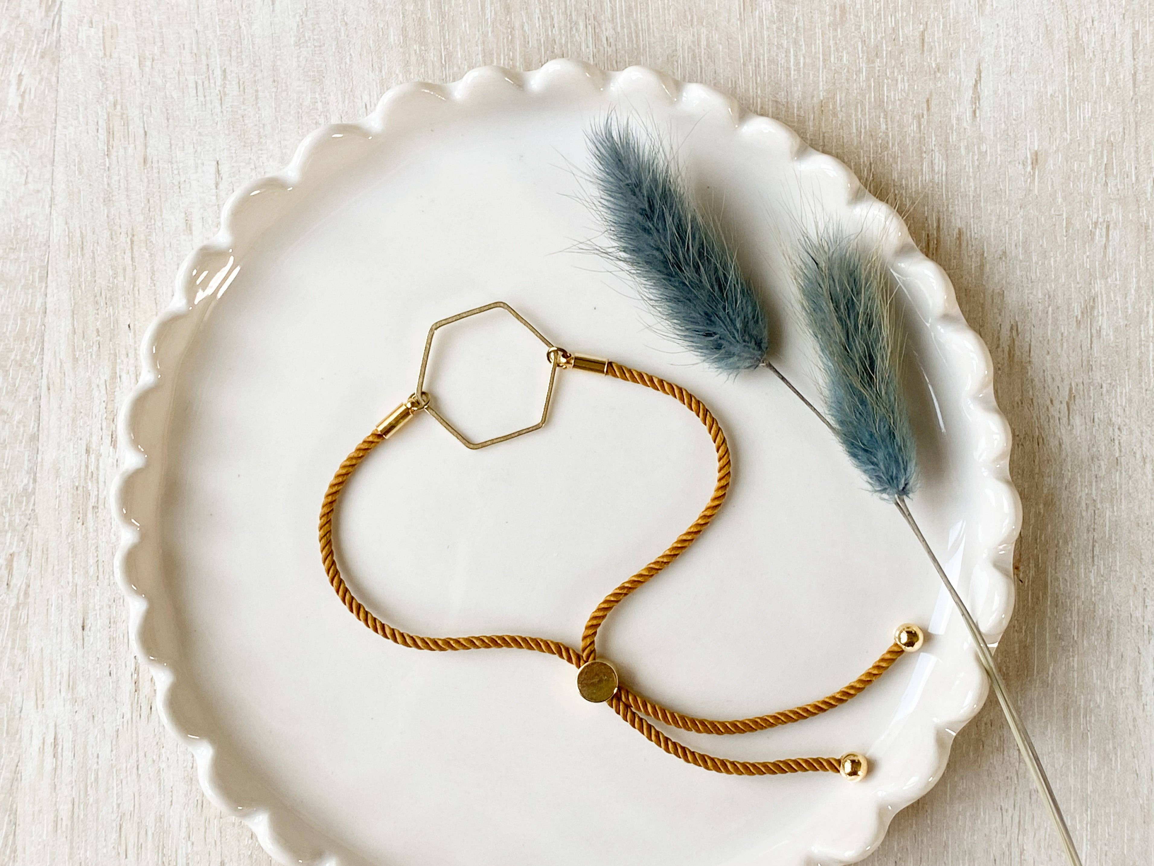 Agaveh girl – wholesale Charm/dangle bracelet – Simple Hexagon Bracelet13