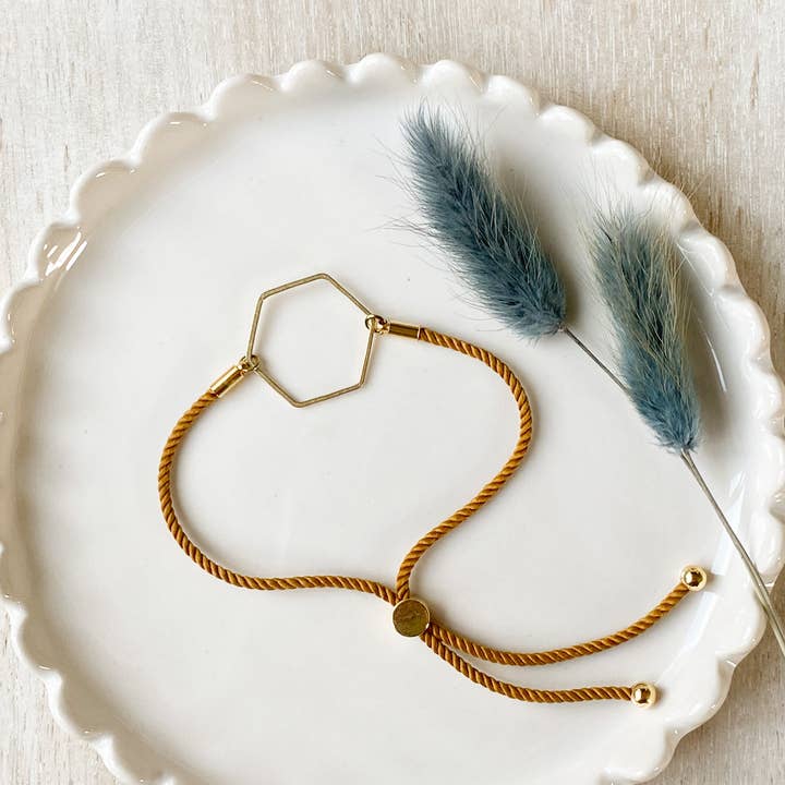 Agaveh girl – wholesale Charm/dangle bracelet – Simple Hexagon Bracelet13