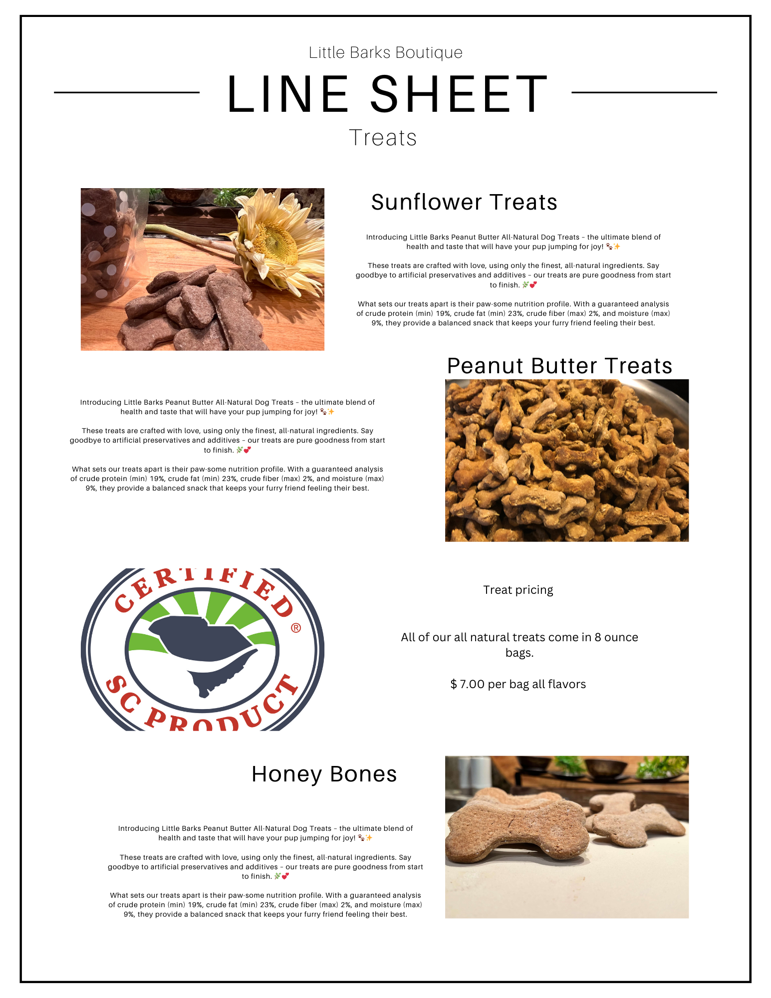 Little Barks Boutique - Wholesale Pet Treats - Dog - Dog Treats - Peanut Butter bones5