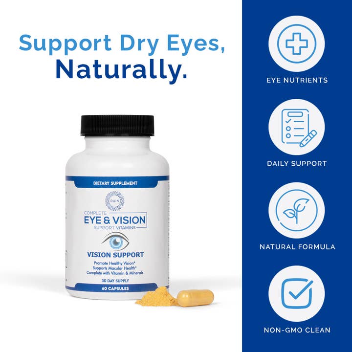 RAIN - Wholesale Voedingssupplement/vitamine - Rain™ Natuurlijke Oog- & Zichtvitaminen (60 Capsules)1