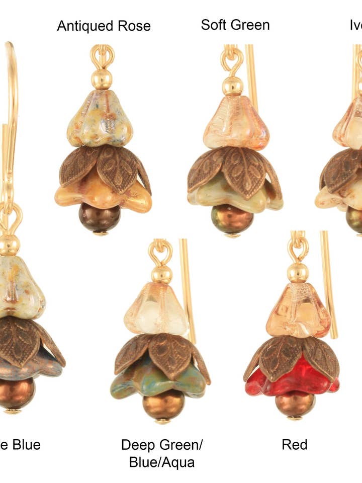 Boucles d'oreilles lanterne Little Fairy - Goldfilled 14 Kt pour la vente par Ardent Designs