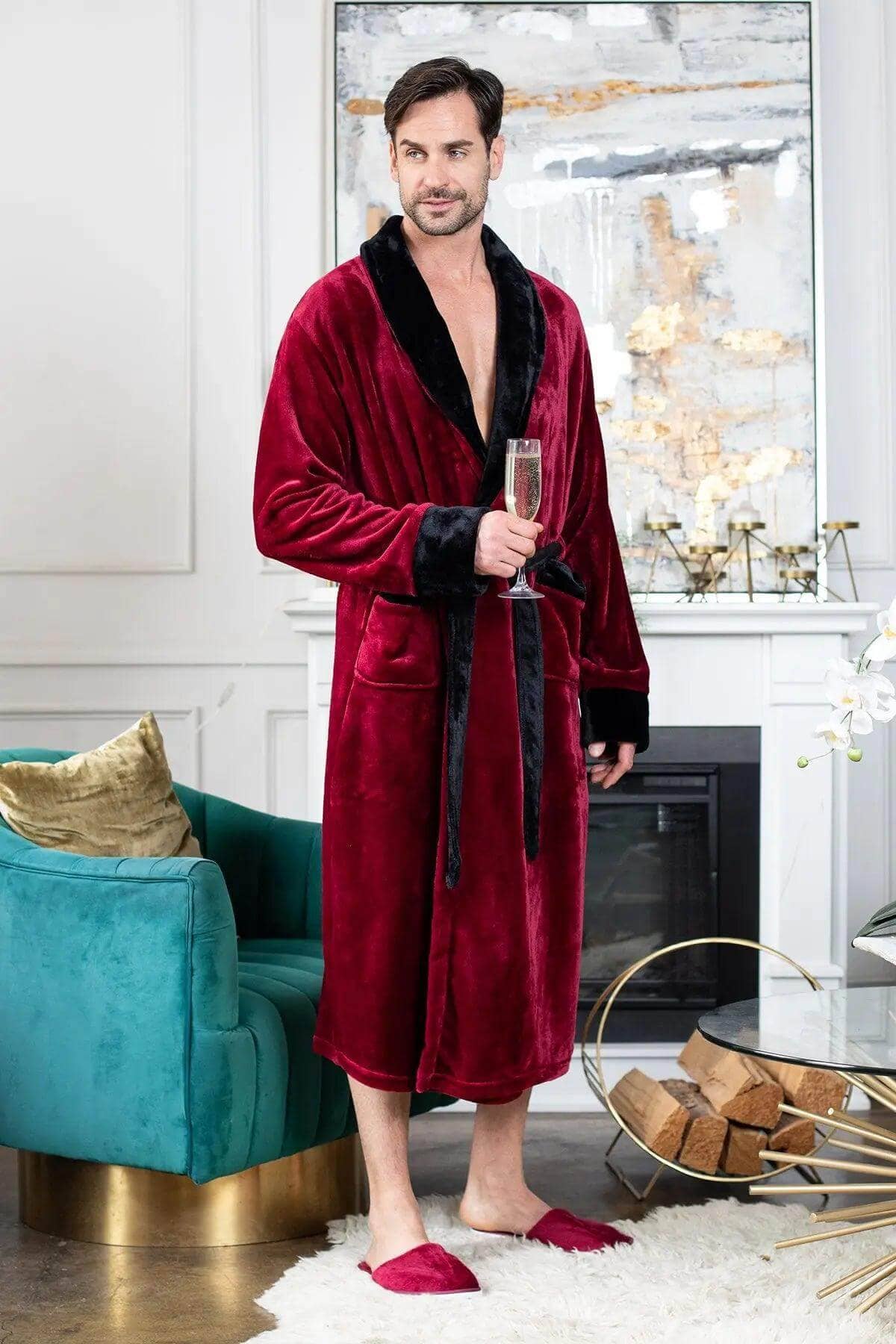 Lotus Linen - Wholesale Robe - Men's - Cozy Mens Plush Robes – Built for Comfort, Designed to Last19
