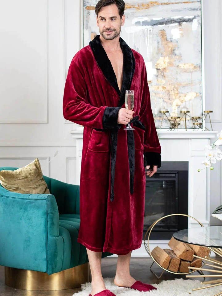 Lotus Linen - Wholesale Robe - Men's - Cozy Mens Plush Robes – Built for Comfort, Designed to Last19