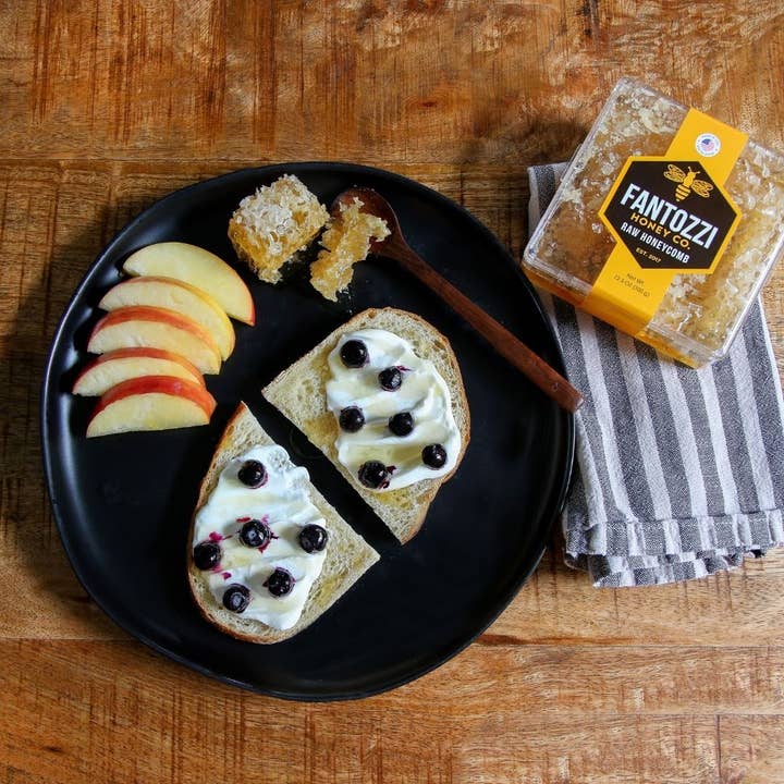 Fantozzi Honey Company - Wholesale Honey - Raw Sage Honeycomb – Natural Raw Honey Gift, 12.3 oz1