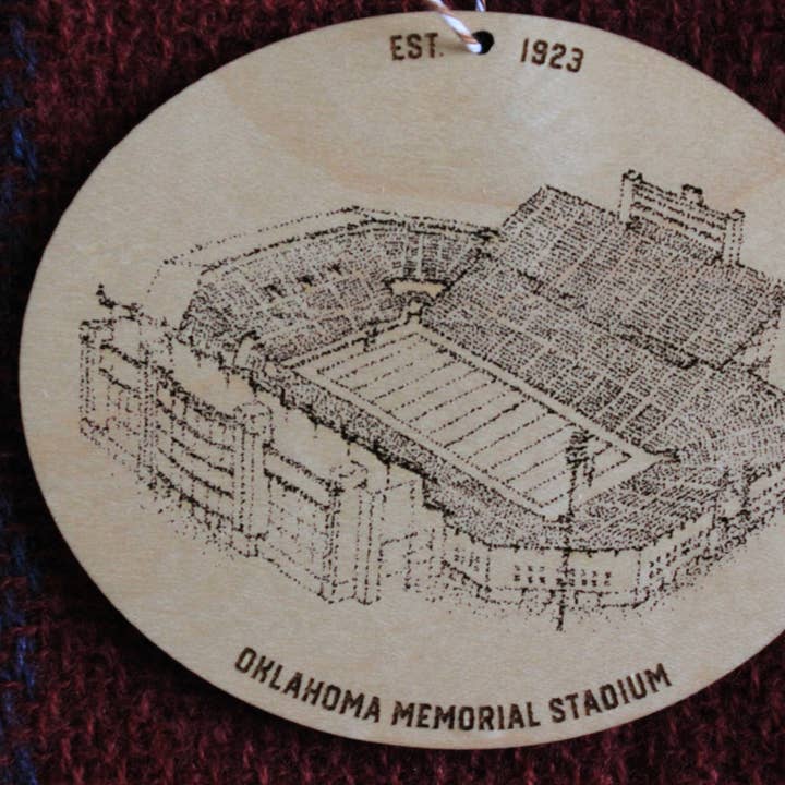 Gaylord Family Oklahoma Memorial Stadium, Home of Oklahoma for wholesale by Designs By Patterson