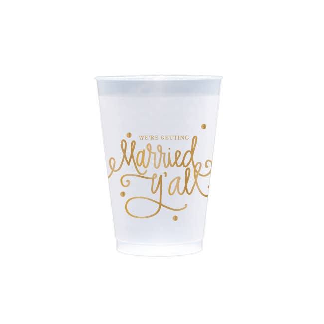 Natalie Chang - Wholesale Disposable Napkin - We're Getting Married Y'all! | Cups & Napkins (ALL)2