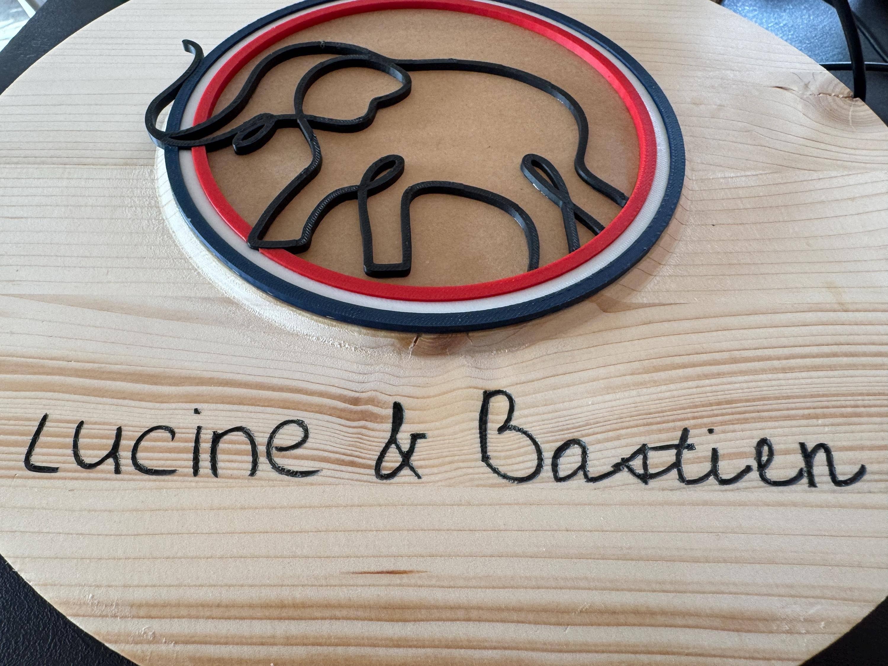 Lucine & Bastien - Wholesale Wall Sign - Custom Handmade Indoor Neon Sign - Wood and Bioplastic Design5