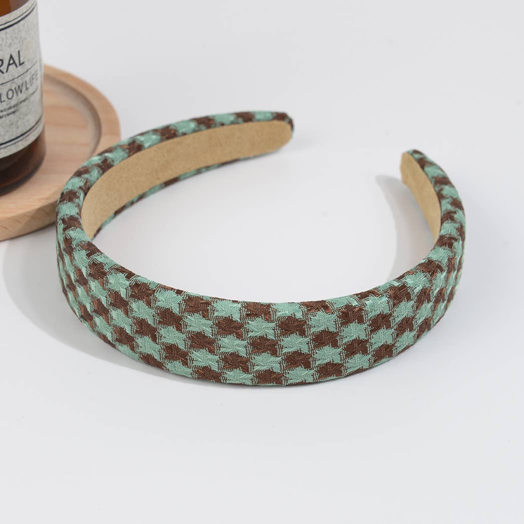 TheDivaSoap - Wholesale Fashion Headband - Women's - Vintage Houndstooth Headband1