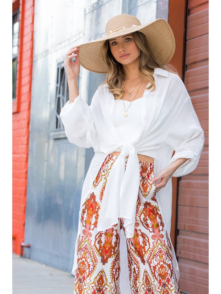 Bluivy – Camisa com botões no colarinho – Mulher por atacado – CAMISA DE PALANGRE VENTILADA COM BOTÕES15