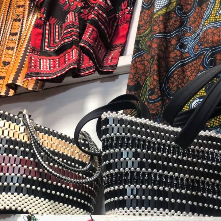 Tanzania Shopper - Wholesale Tote Bag - Women's - Wooden Designer Handbags1