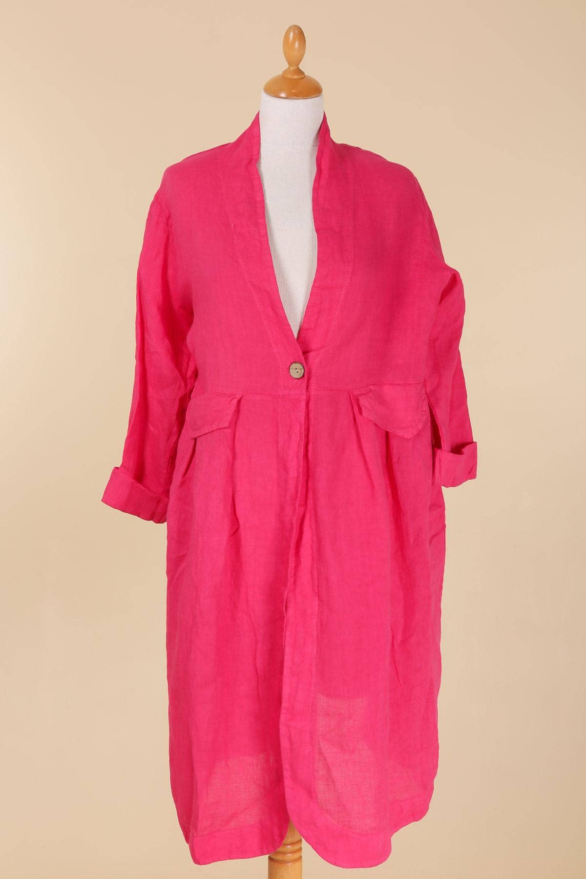 la maison des fibres naturelles - Wholesale Jacket - Women's - 62411 100% linen jacket made in Italy28