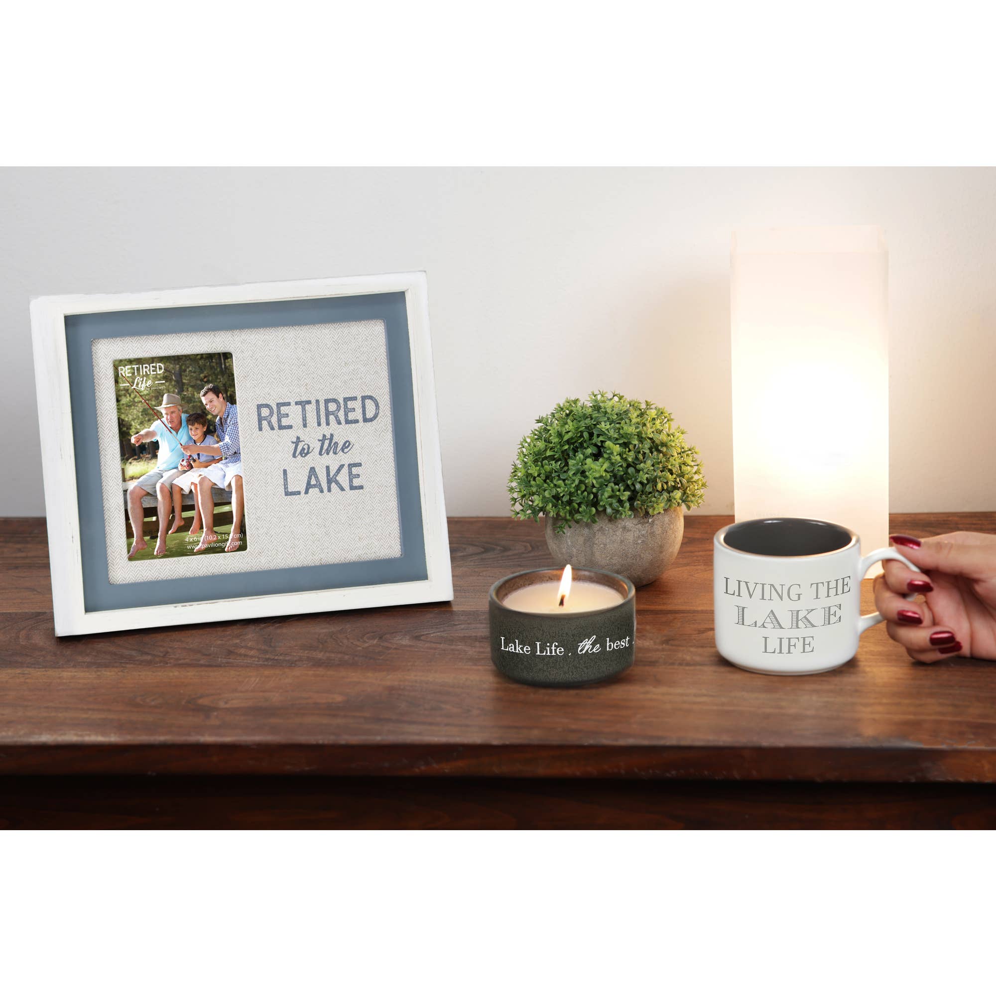 Pavilion – wholesale Jar/filled candle – Lake - Stacking Mug and Candle Set2