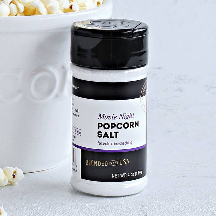 Dell Cove Spices & More Co. - Wholesale Salt - Movie Night Popcorn Salt - Extra Fine in Spice Shaker Jar0