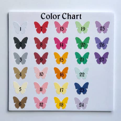 Color Chart  Sweet Paper Shop
