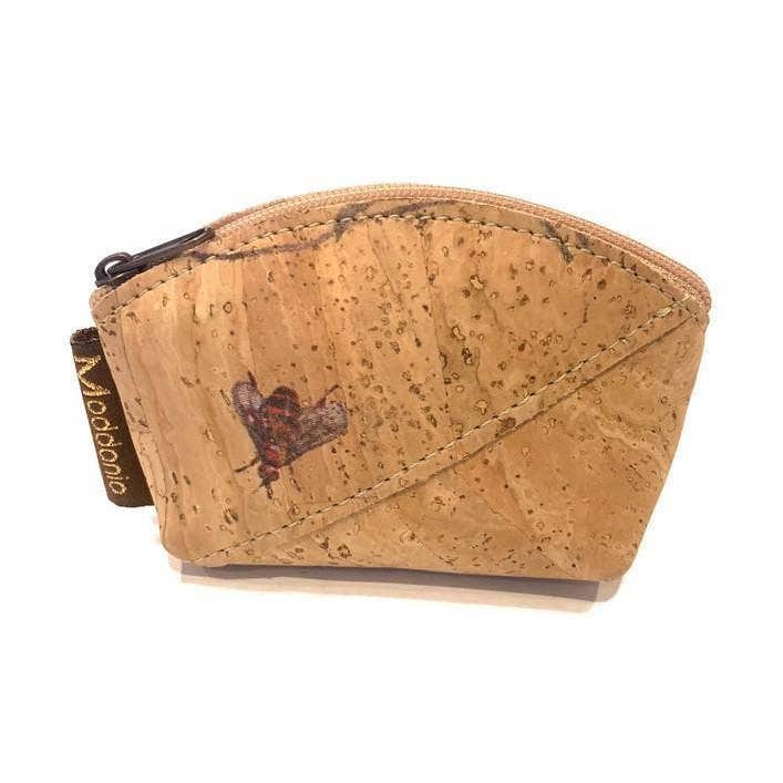 Cork Mini Coin Purse and Small Coin Pouch for Women for wholesale by Moddanio Cork