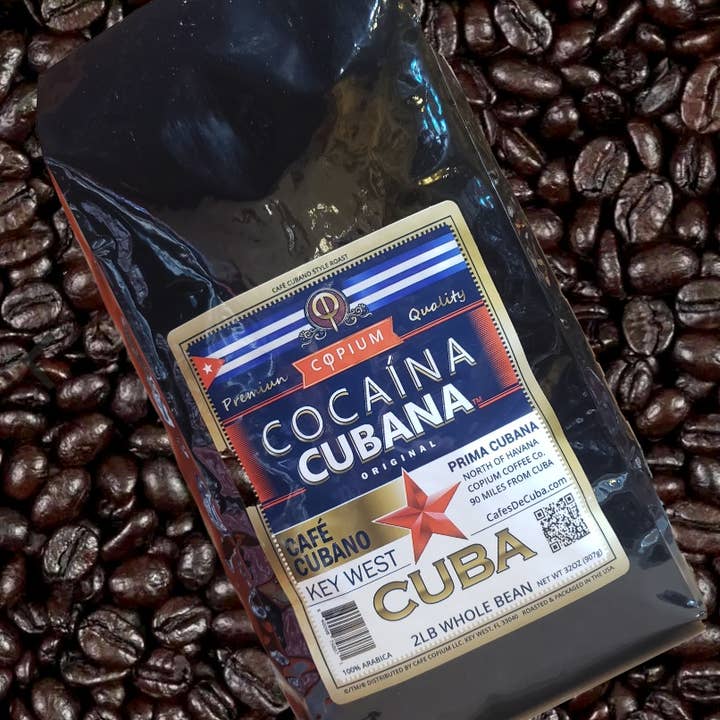 CafésDeCuba.com® – Engroshandel Kaffebønner – CAFE CUBANO - ORIGINAL - 100% ARABICA BØNNER - 2 LB POSE.
