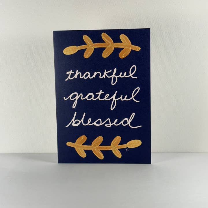 Citrus Daisy - Wholesale Thanksgiving Card - Thankful Grateful Blessed Card4