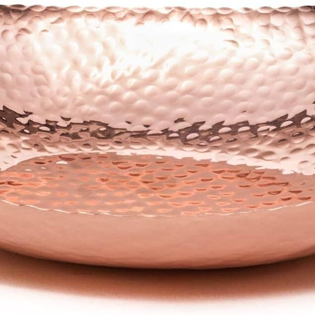 Monarch Abode - Wholesale Decorative Plate/Dish/Bowl - Hand Hammered Modern Decorative Bowl 12.75 x 8.75 inch31