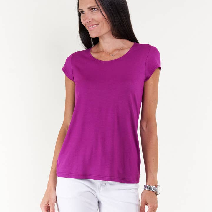 Camiseta Seidel Basic berry para venta al por mayor de Friedrich Seidel GmbH