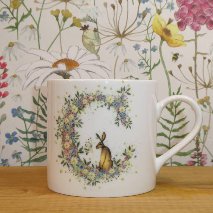 Wild Summer Alfabet Mugg C för wholesale av Cheney Penrose Designs
